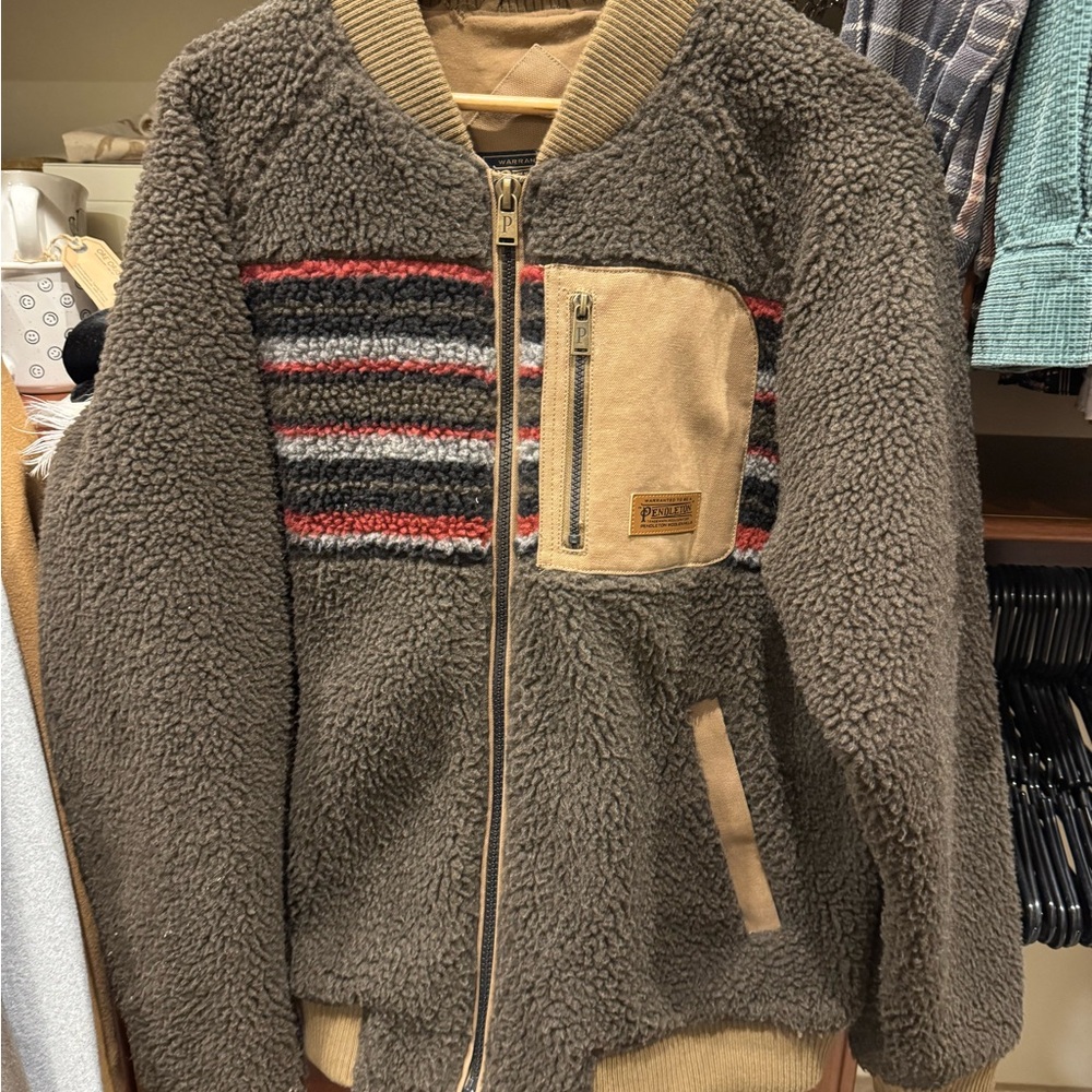 Pendleton Tan Woolen Fabric